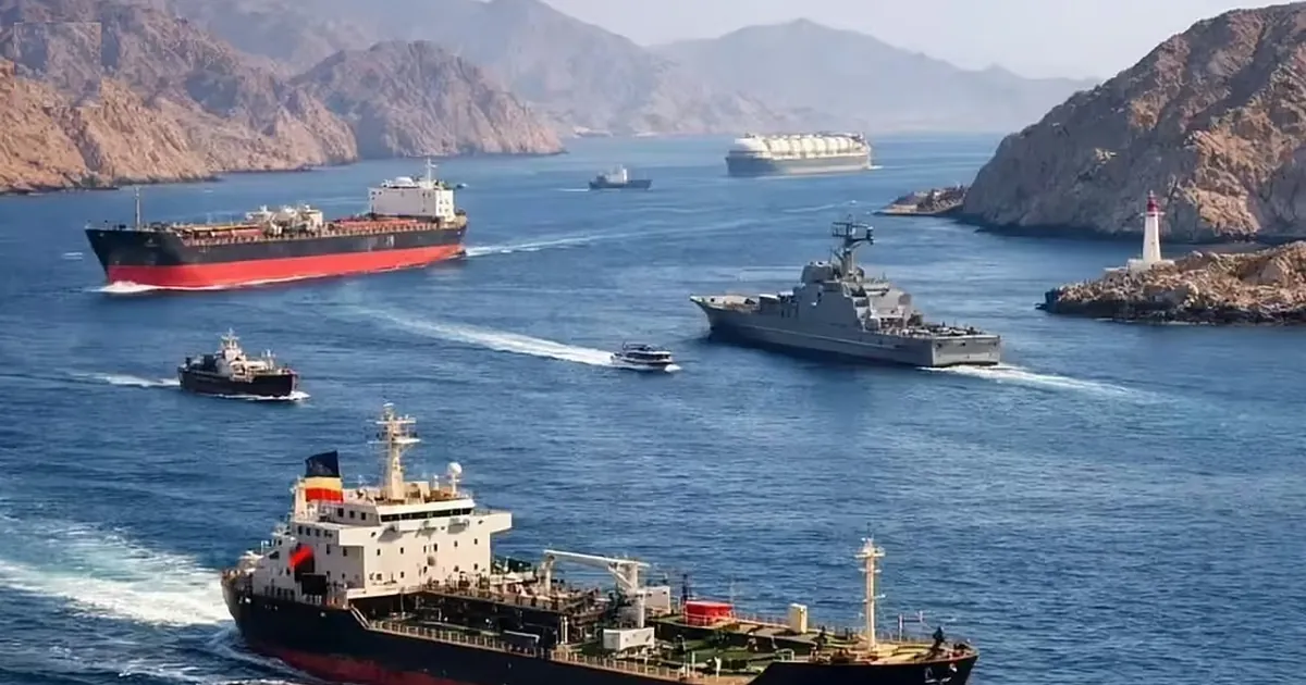 Shipping traffic through the Strait of Hormuz