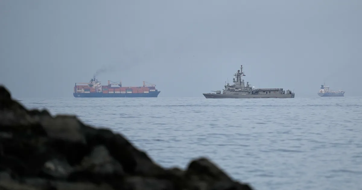 Tankers in the Strait of Hormuz